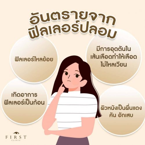 อันตรายฟิลเลอร์ปลอม ฟิลเลอร์ปลอม-อันตรายจากการฉีดฟิลเลอร์ปลอม - First Clinic